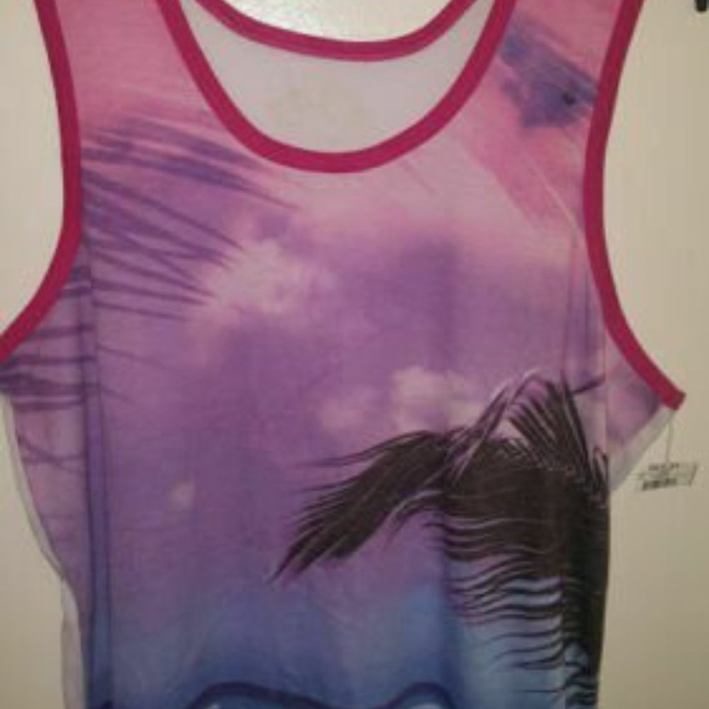 🔥RARE/RED CAMEL 1931 TRADE MARK MEN'S BEACH TANK TOP MULTI-COLOR SIZE LARGE,NEW